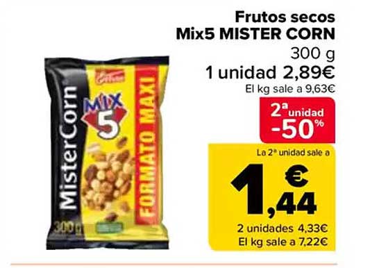 Frutos secos Mix5 MISTER CORN