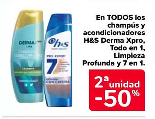 H&S Derma Xpro, Todo en 1, Limpieza Profunda y 7 en 1