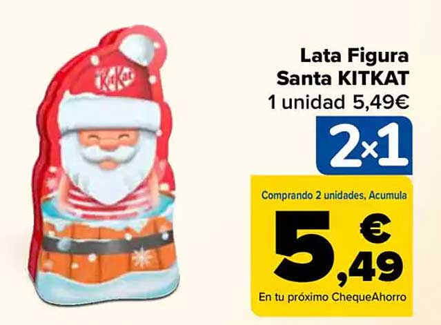 Lata Figura Santa KITKAT