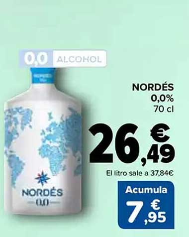 NORDÉS 0,0% 70 cl