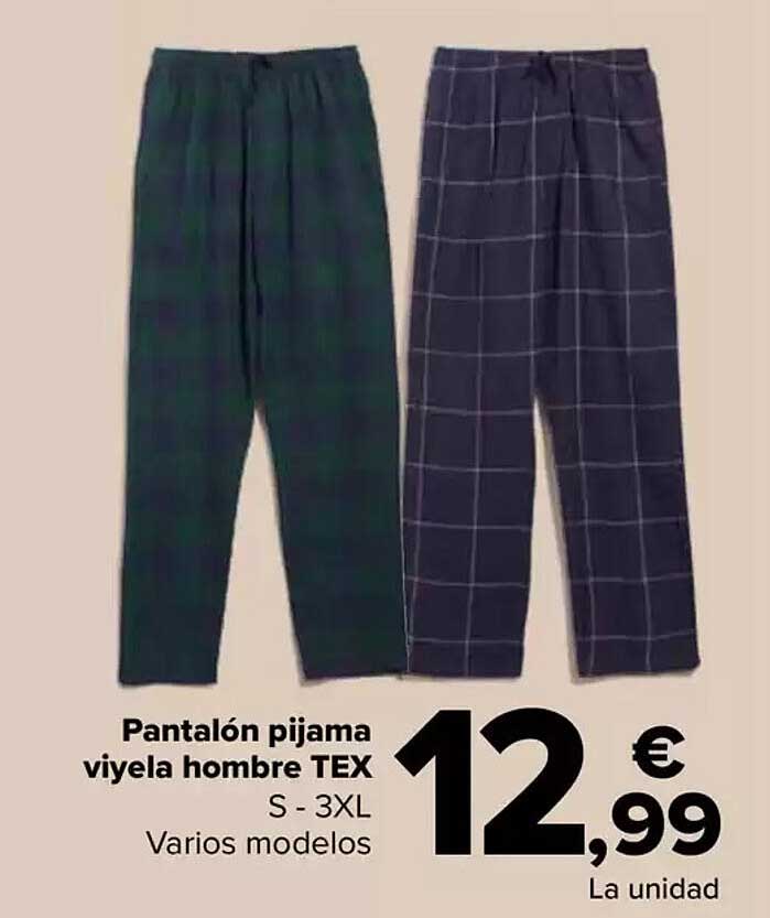 Pantalón pijama viyela hombre TEX