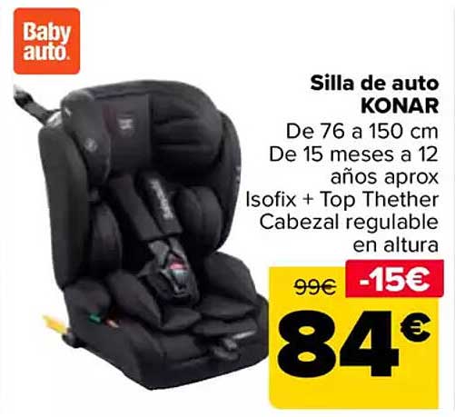 Silla de auto KONAR