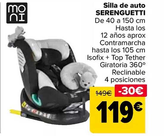 Silla de auto SERENGUETTI