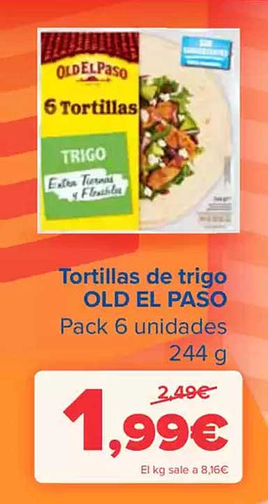 Tortillas de trigo OLD EL PASO