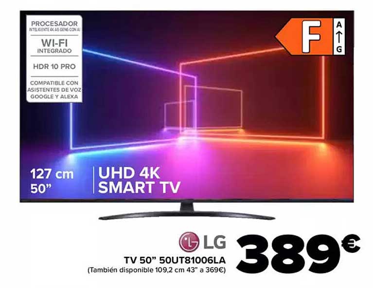 TV 50” 50UT81006LA UHD 4K SMART TV