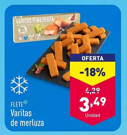 Varitas de merluza