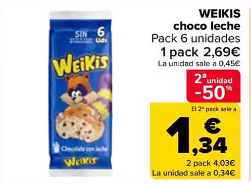 WEIKIS choco leche