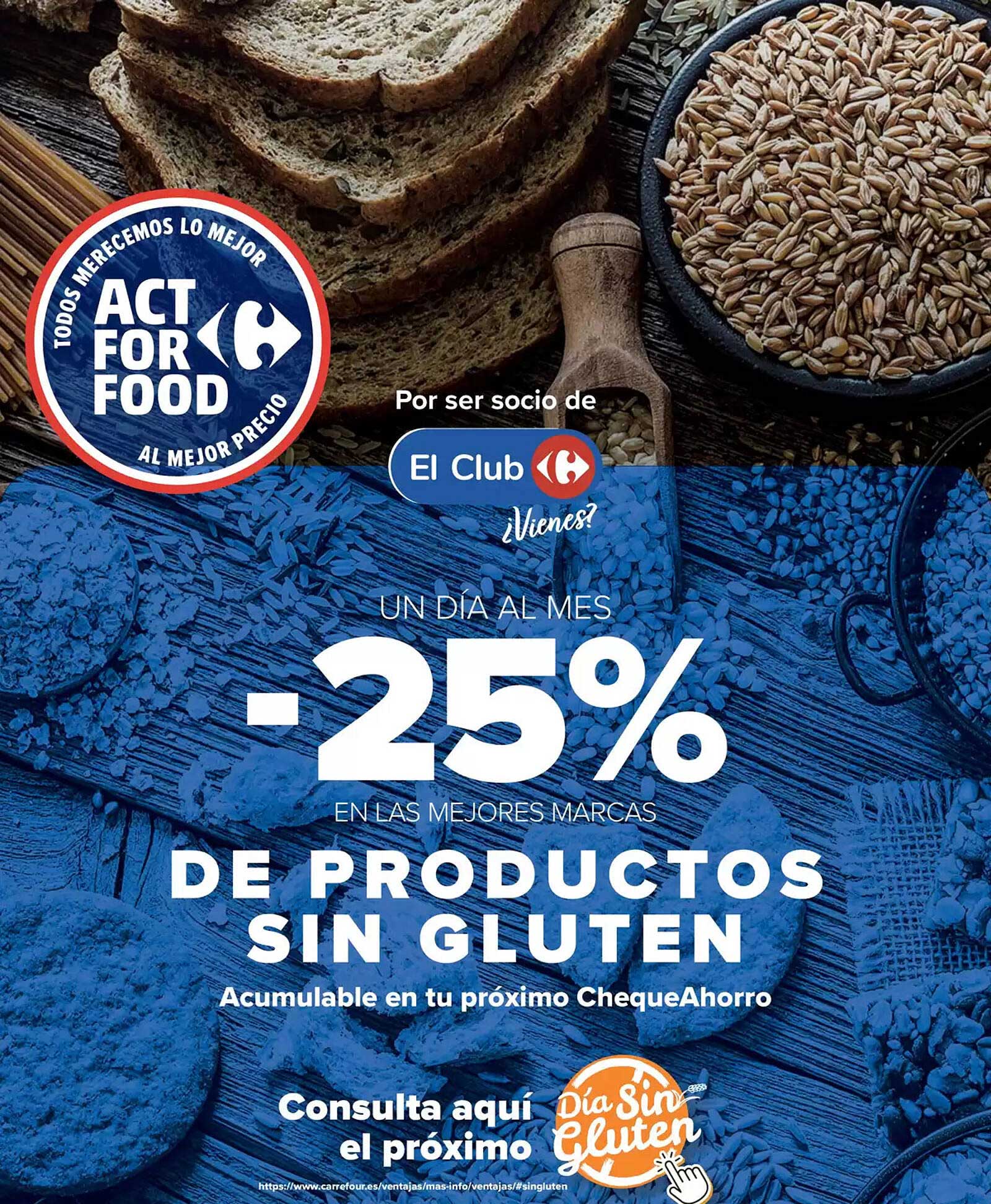 25% EN PRODUCTOS SIN GLUTEN