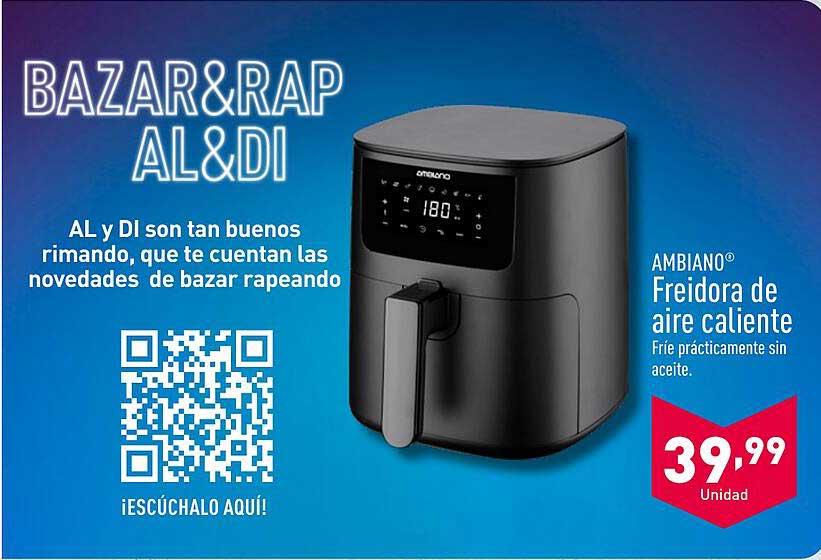 AMBIANO® Freidora de aire caliente