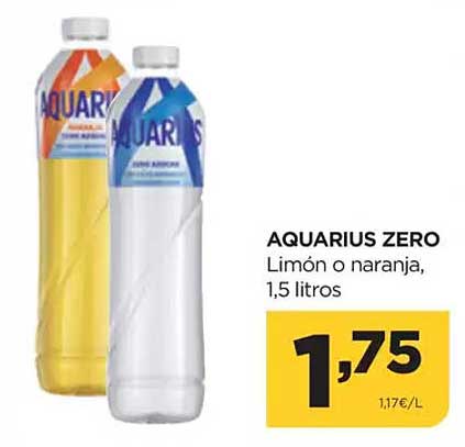 AQUARIUS ZERO Limón o naranja