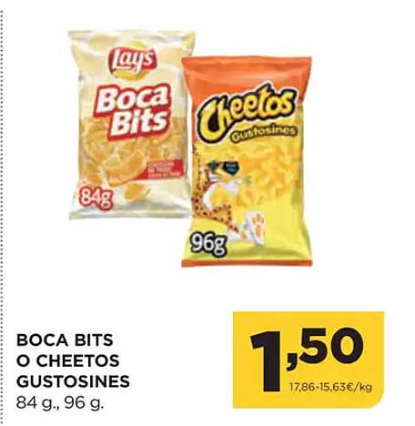 BOCA BITS O CHEETOS GUSTOSINES