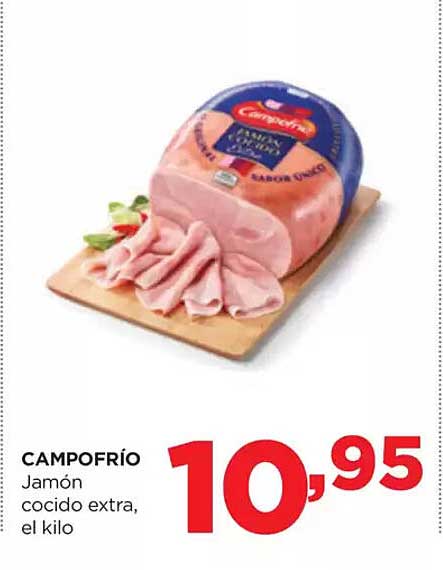 CAMPOFRÍO  
Jamón cocido extra, el kilo  