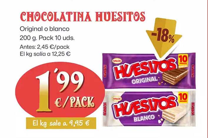 CHOCOLATINA HUESITOS