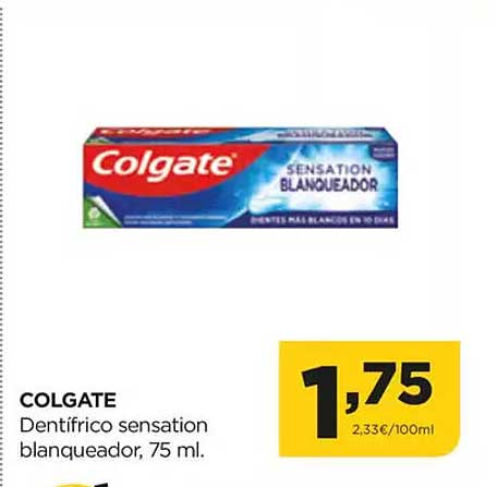 Colgate Dentífrico sensation blanqueador