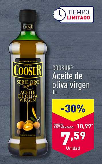 COOSUR® Aceite de oliva virgen 1 L