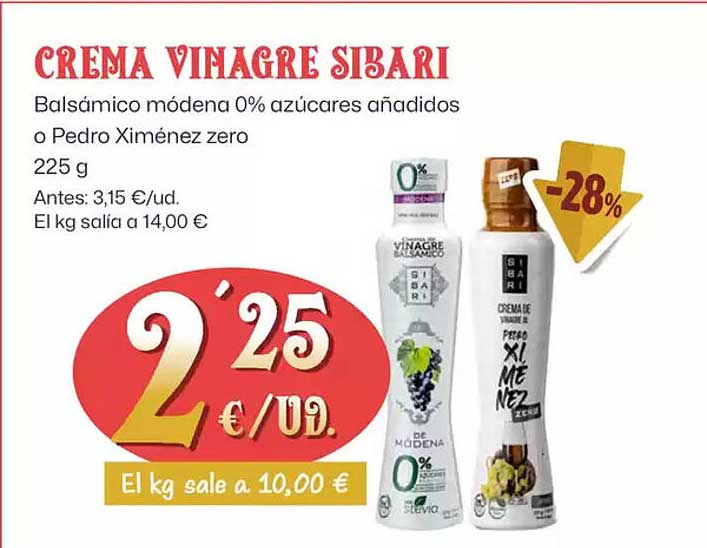 CREMA VINAGRE SIBARI