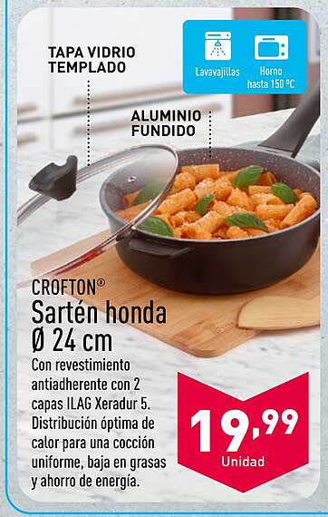 CROFTON® Sartén honda Ø 24 cm