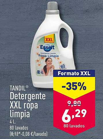 Detergente XXL ropa limpia