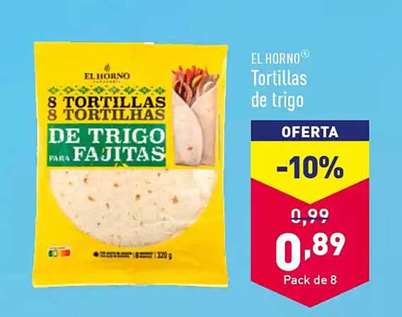 EL HORNO® Tortillas de trigo