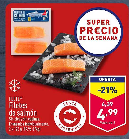 FLETE® Filetes de salmón