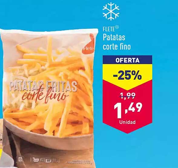 FLETE® Patatas corte fino