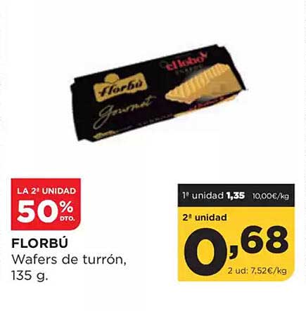 FLORBÚ Wafers de turrón