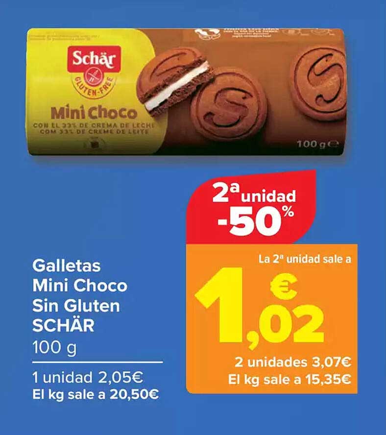 Galletas Mini Choco Sin Gluten SCHÄR