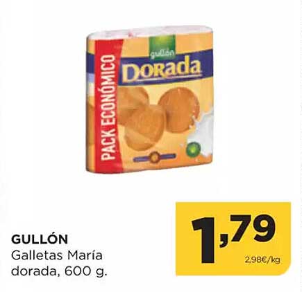 GULLÓN Galletas María dorada