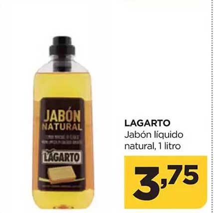 LAGARTO Jabón líquido natural