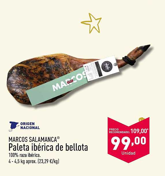 MARCOS SALAMANCA® Paleta ibérica de bellota