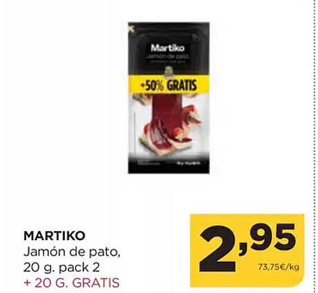 MARTIKO Jamón de pato