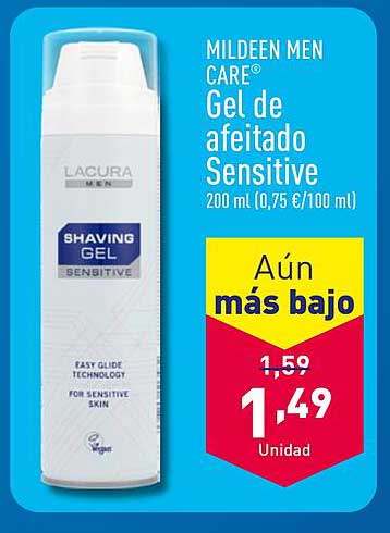 Mildeen Men Care® Gel de afeitado Sensitive