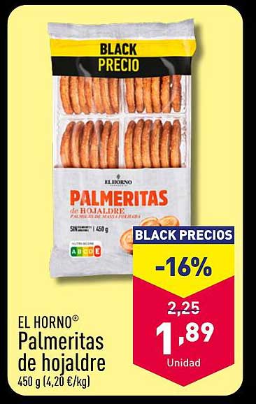 Palmeritas de hojaldre