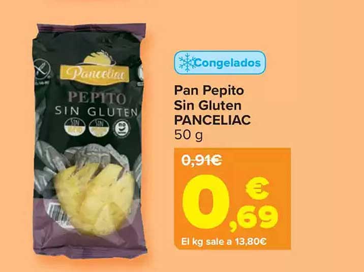 Pan Pepito Sin Gluten PANCELIAC