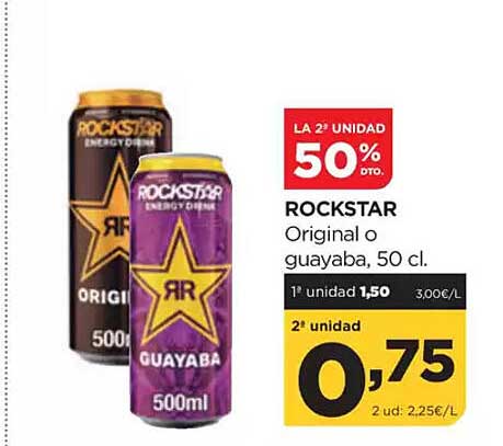 ROCKSTAR Original o guayaba