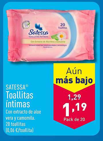 SATESSA® Toallitas íntimas