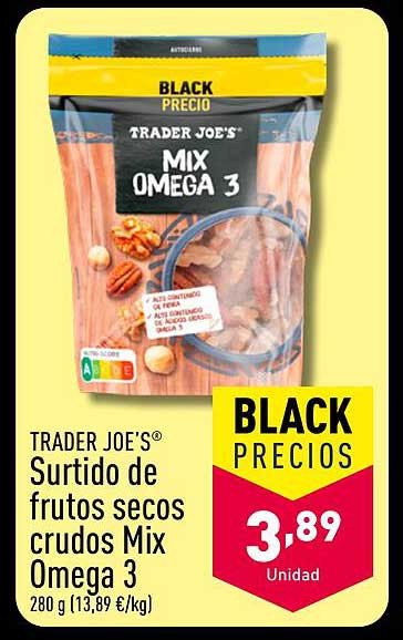 Surtido de frutos secos crudos Mix Omega 3