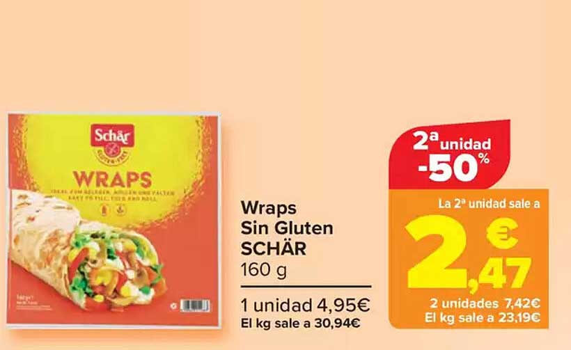 Wraps Sin Gluten SCHÄR