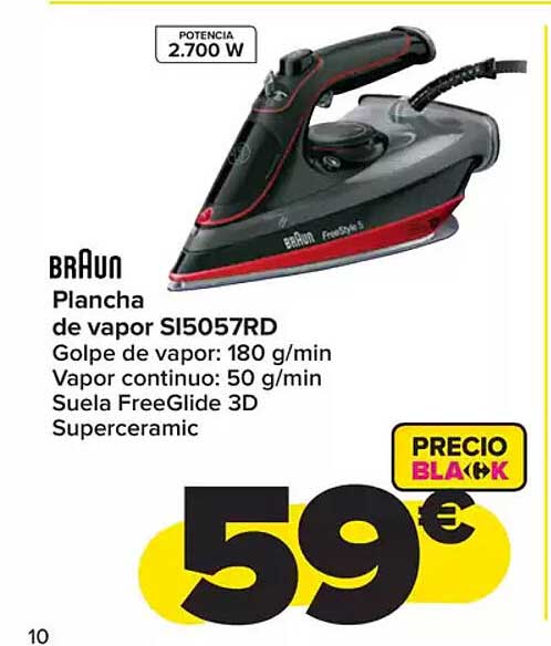 Braun Plancha de vapor SI5057RD