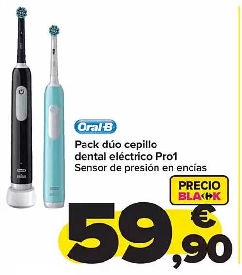 Oral-B Pack dúo cepillo dental eléctrico Pro1