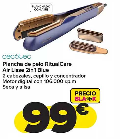 Plancha de pelo RitualCare Air Lisse 2in1 Blue