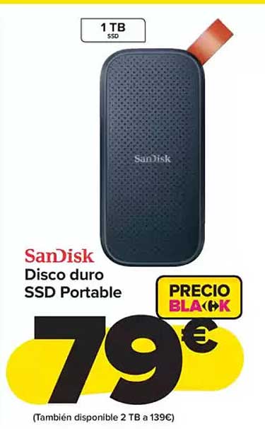 SanDisk Disco duro SSD Portable