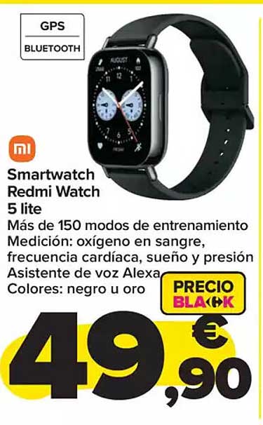 Smartwatch Redmi Watch 5 lite