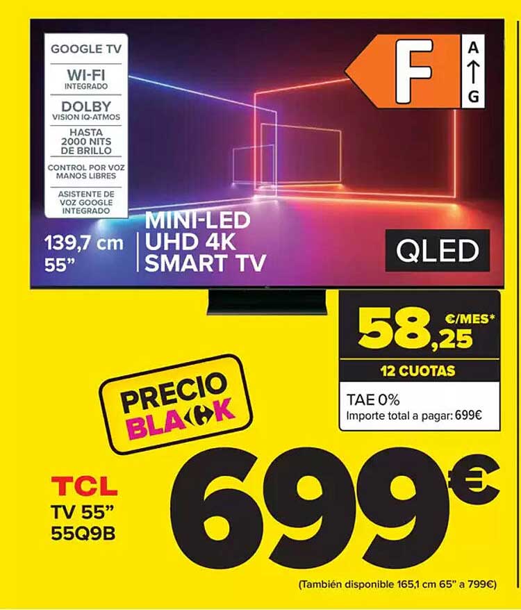 TCL TV 55” 55Q9B