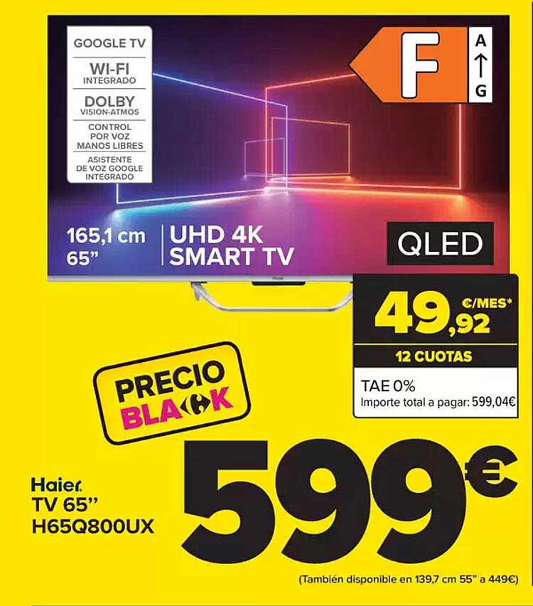 TV 65” H65Q800UX QLED