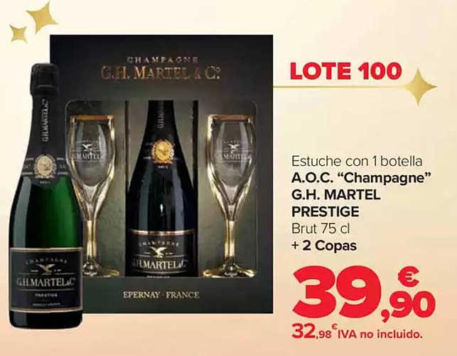 Champagne G.H. MARTEL A. C. PRESTIGE