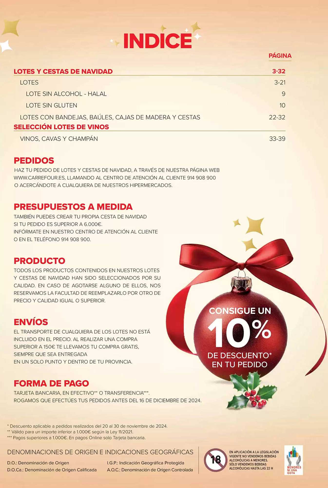 LOTES Y CESTAS DE NAVIDAD