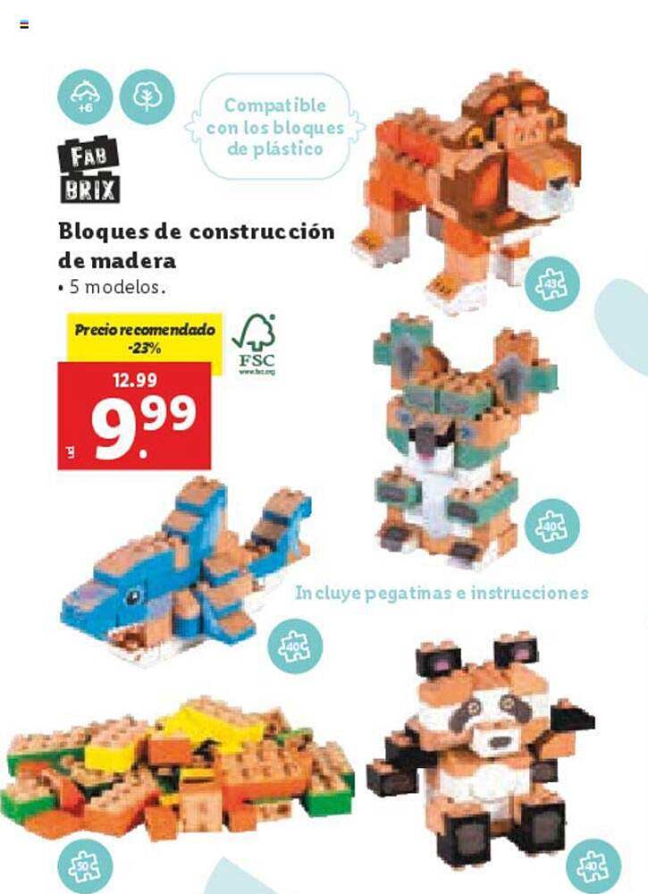 Bloques de construcción de madera