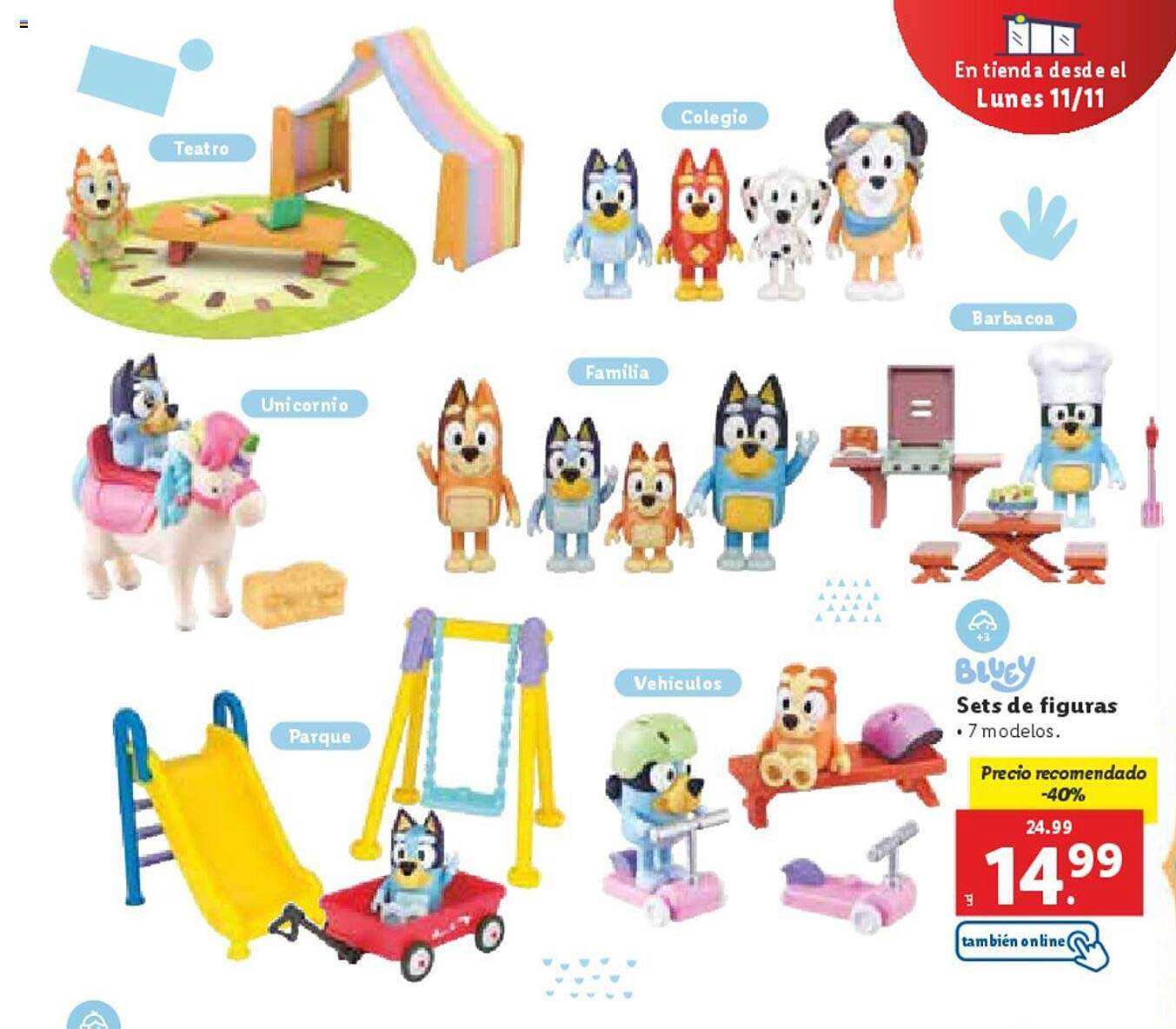 Bluey Sets de figuras