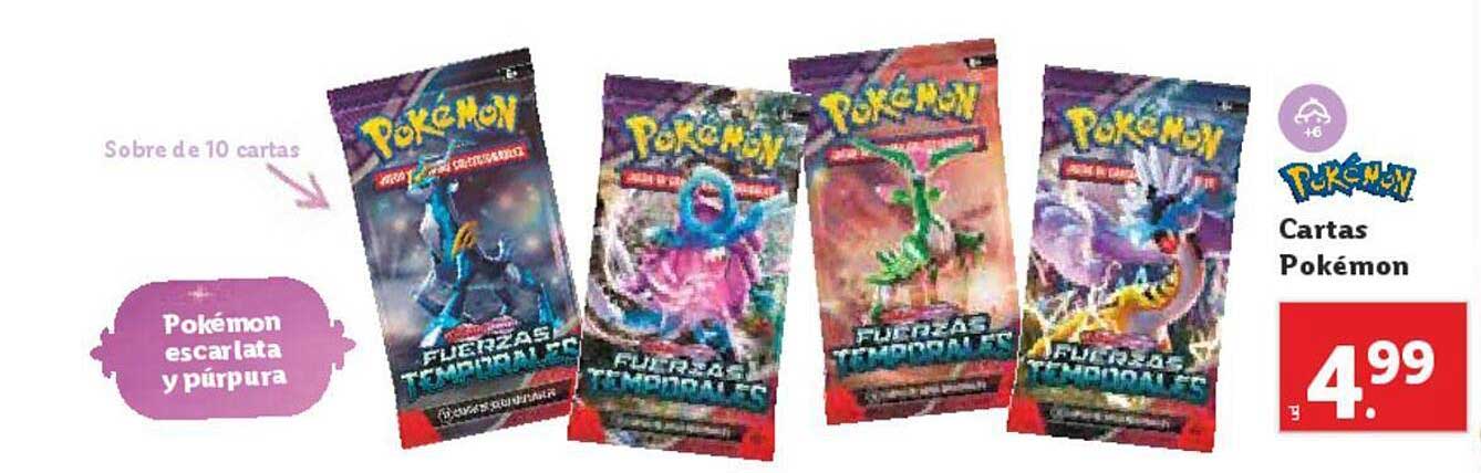 Cartas Pokémon Fuerzas Temporales